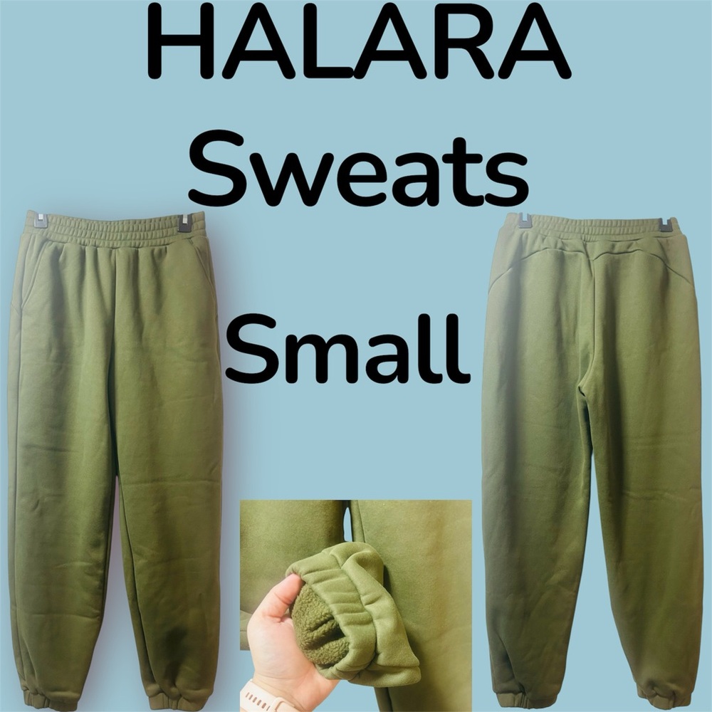 HALARA Olive Green Jogger Pants Small